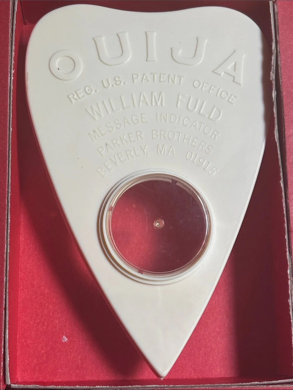 Vintage 1972 Ouija Mystifying Oracle Board Game Parker Brothers William Fold Set